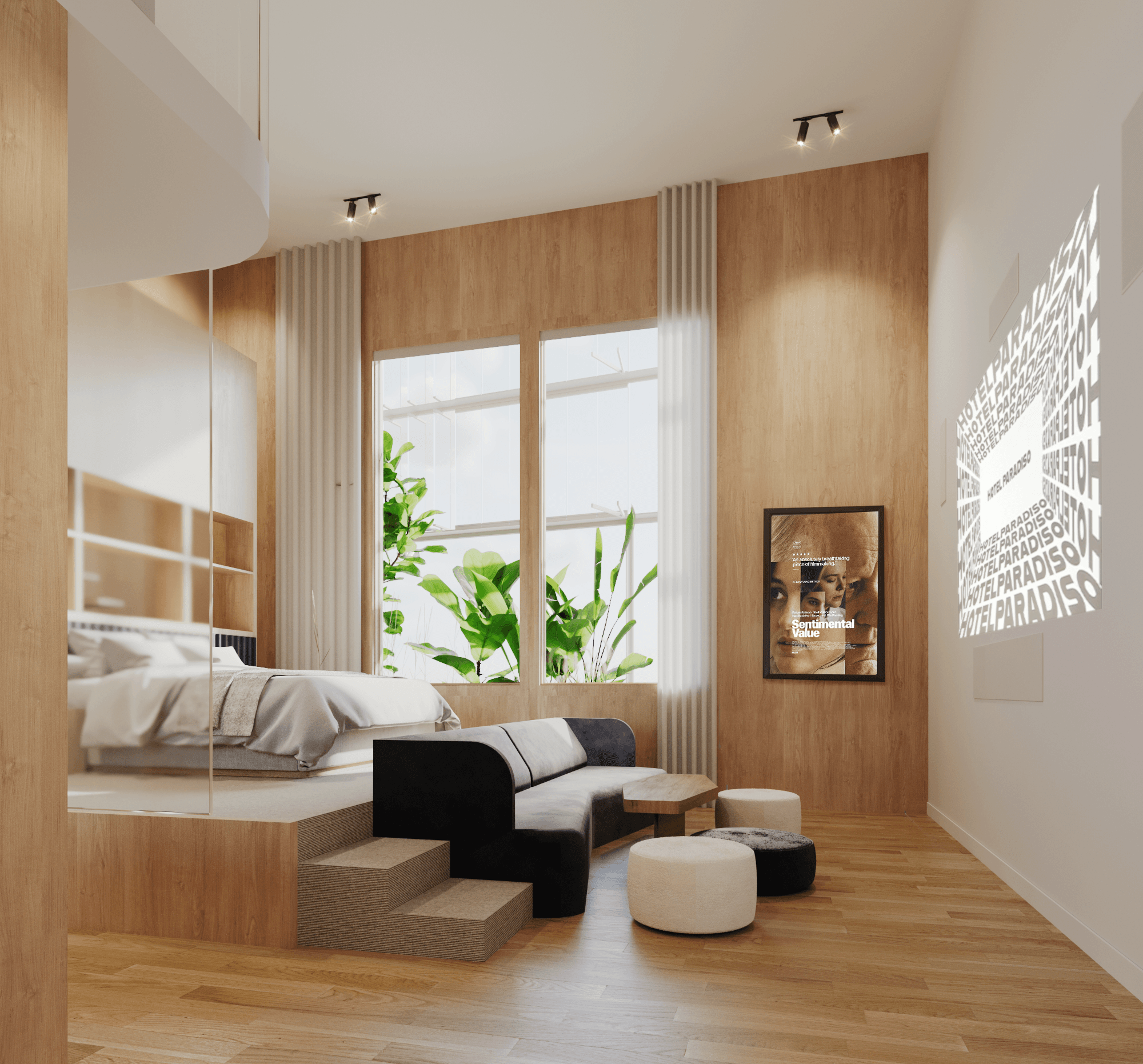 Chambre du mk2 grand hotel.